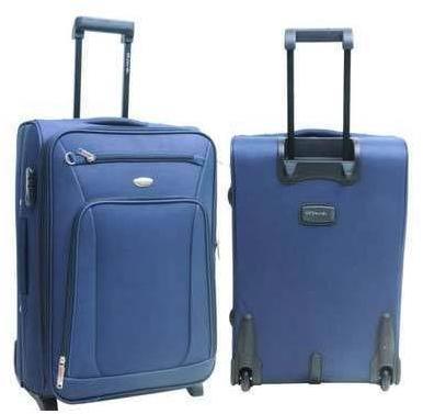 Shreeji Plain Trolley Bags, Color : Blue