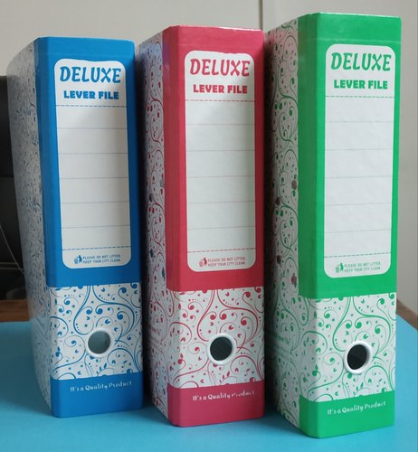Deluxe CARD BOARD Laminated File, Color : MULTI COLOR