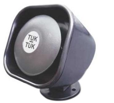 ZM Tuk Tuk Reverse Horn, Color : Black