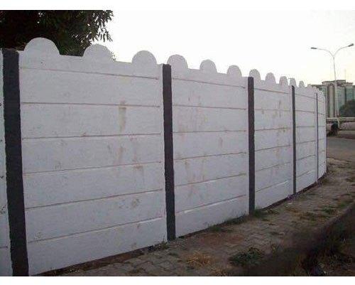 Prefab Cement Commercial Compound Wall, For Boundaries, Feature : Accurate Dimension, Durable, High Strength