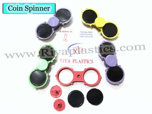Riya Plastics Coin Spinner, Color : Multicolor