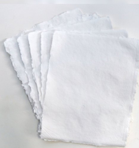 Square White Cotton Pulp Sheet, Size : 32x35 Cm