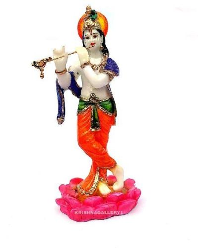 Marble Krishna Statue, For Worship, Temple, Packaging Type : Thermocol Box, Carton Box