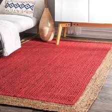 Rectangular Rectangle Jute Rugs, For Home, Hotel, Office, Size : Standard
