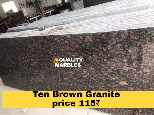 Polished Ten Brown Granite, For Vases, Treads, Steps, Staircases, Kitchen Countertops, Flooring