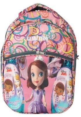 Nylon Kids School Bag, Pattern : Printed