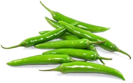 Natural Fresh Green Chilli, For Hygienically Packed