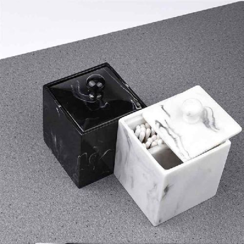 Marble Cotton Container Box, Feature : Attractive Packaging, Biodegradeable, Long Lasting Shine, Machinemade