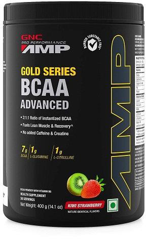 GNC AMP Gold Series BCAA Advanced Powder