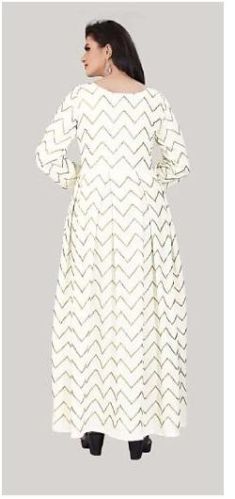 Cotton Printed 13227 Stylish Long Kurti, Technics : Machine Made