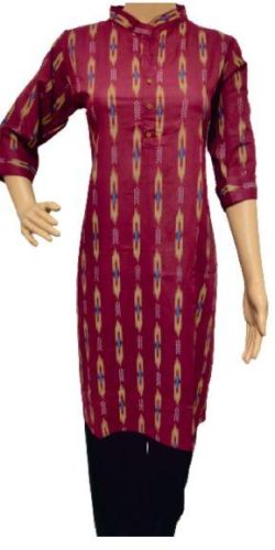 Printed Rayon Attractive Kurti, Feature : Anti Shrinkage, Comfortable