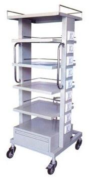 Polished Stainless Steel Monitor Trolley, Feature : Anti Corrosive, High Quality