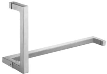 SSS/CP SS 304 Grade Rectangle Towel Bar Handle, For Bathroom, Feature : Easy Installation, Perfect Grip