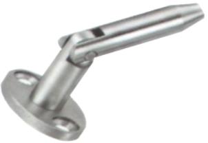 Wall To Rod Fixed Canopy Fitting, Color : Silver