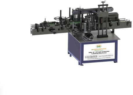 Bottom Front Back Side Sticker Labeling Machine