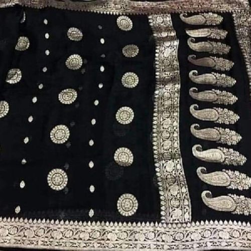 Woven Banarasi Silk Sarees, Feature : Easy Wash