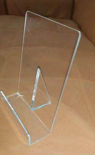 Acrylic Book Stand, Color : Transparent