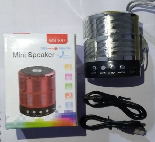 Mini Bluetooth Speaker, Shape : Round