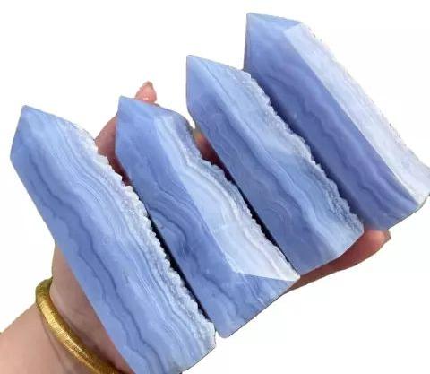 Blue Lace Agate Tower