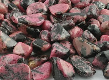 Gemstone Rhodonite Tumbled Stone