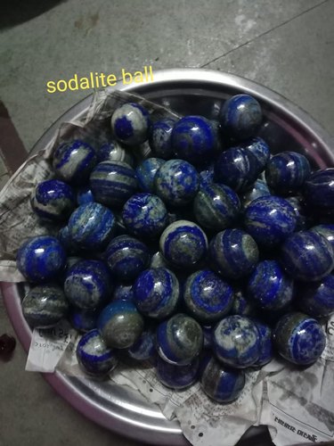 Round Sodalite Crystal Ball, For Decoration, Feature : Durable, Good Quality