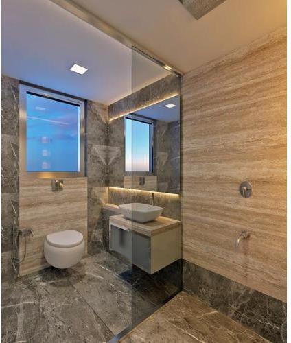 Coated Bathroom Interior Designing, Size : Standard