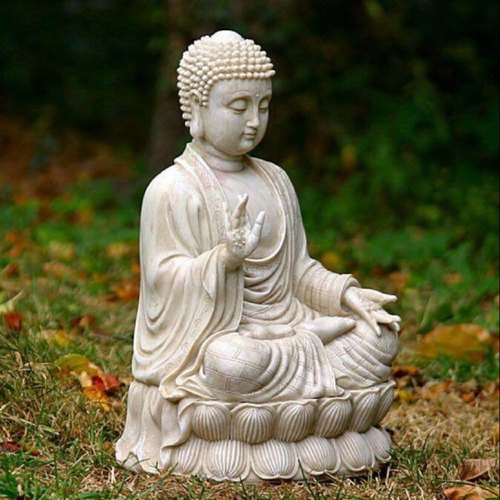 Plain Marble Buddha Statue, For Worship