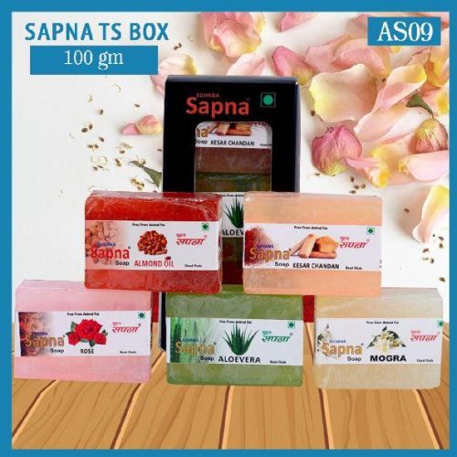 Herbal Chandan Sapna Transparent Glycerin Soap, For All Skin