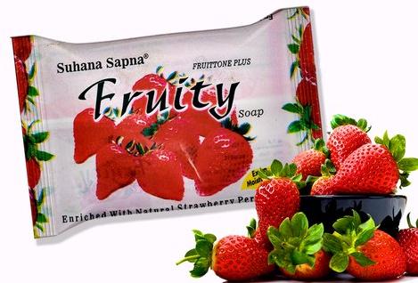 Suhana Sapna Strawberry Soap, Feature : Antiseptic, Whitening