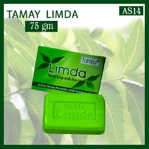 Tamay Limda Neem Aloe Vera Soap, For Bath, Packaging Type : Plastic Packet