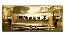 Rectangular Polished Metal Letter Plates, Size : Standard