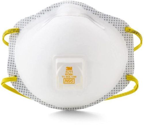 3M Particulate Respirator 8211, N95 Standard, Certification : FFP3
