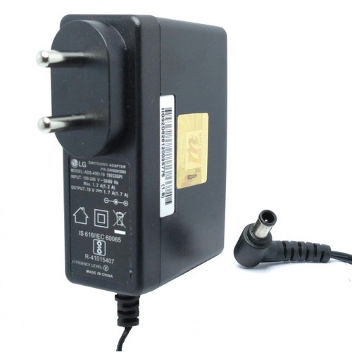 ABS LG Switching Power Adaptor, Color : Black