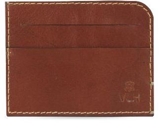 Plain Leather BROWN CARD CASE, Style : Modern