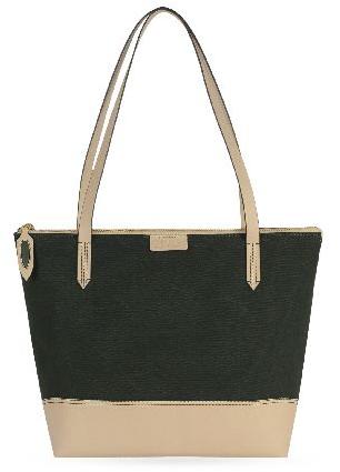 CANVAS / LEATHER TOTE BAG, For Formal Wear, Shopping Wear, Style : Modern