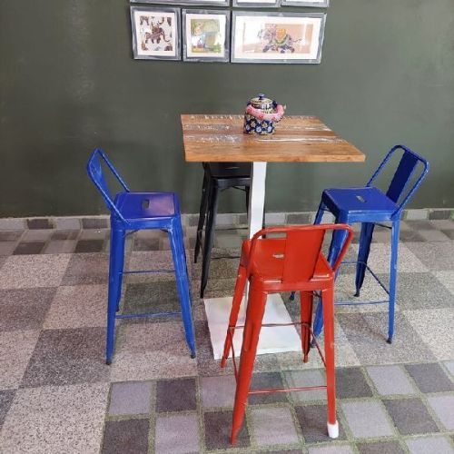 Wooden Bar Table and Chair Set, For Home, Office, Restaurants, Feature : Fine Finishing, Quality Tested