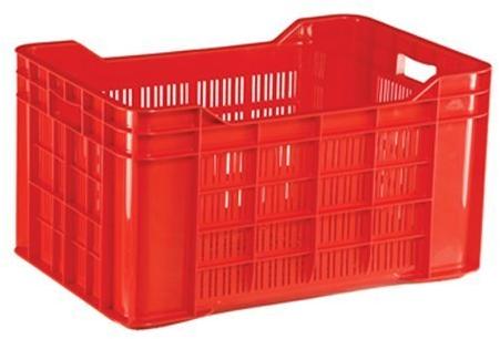 Rectangular HDPE Vegetable Crates