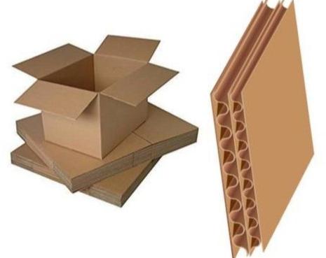 Double Wall Corrugated Box, For Packaging, Pattern : Plain