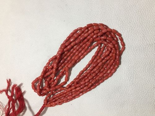 100% Natural Italian Coral Beads Strand