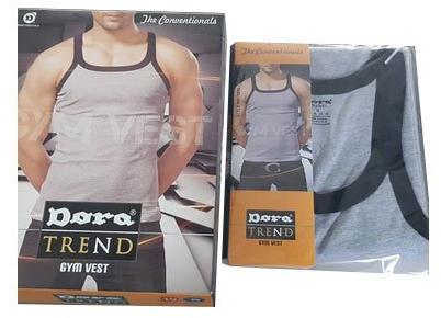 Dora Plain Mens Gym Cotton Vest, Size : 80-100 Cm