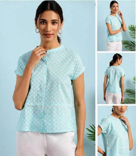 Plain RAYON Ladies Tops,ladies Tops, Size : M, XL