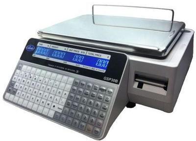 Stainless Steel Label Printing Scale, Display Type : Digital