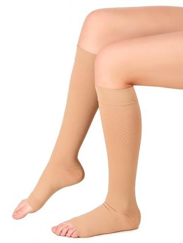 Plain Cotton Varicose Vein Stockings, Size : Medium