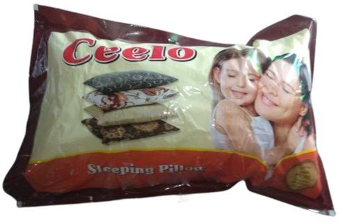 Plain Ceelo Fiber Sleeping Pillow, Shape : Rectangular