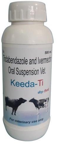 Triclabendazole Ivermectin Oral Suspension Tablet, For Veterinary Use Only, Packaging Size : 500 Ml