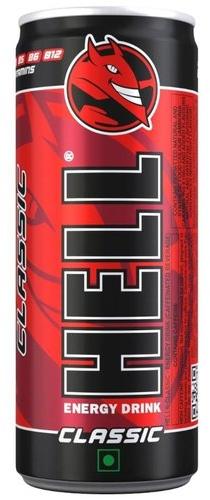 Hell Energy Drink 250ML X 24, Certification : FSSAI, Form : Liquid