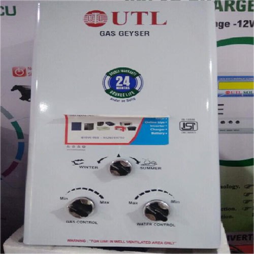 UTL Gas Geysers, Certification : ISI Certified