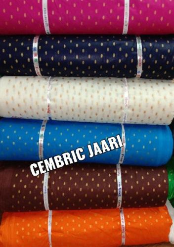 Cambric Zari Fabric, Width : 40 Inch