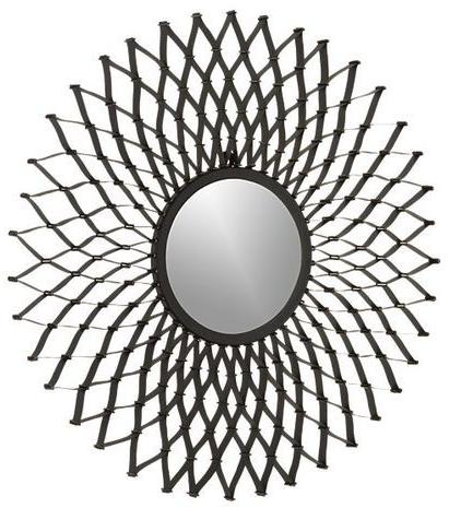 Hand Made Iron Mirror, Size : 85x85x10 Cm