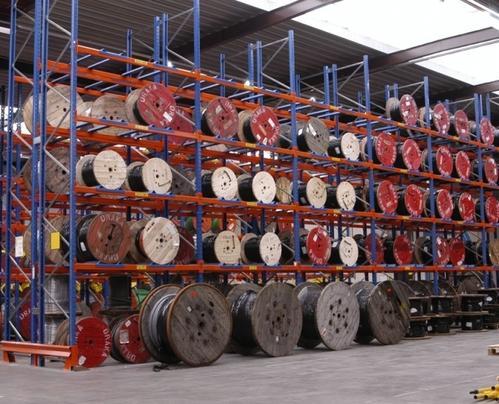 Metal Cable Drum Storage Rack, Size : Multisizes